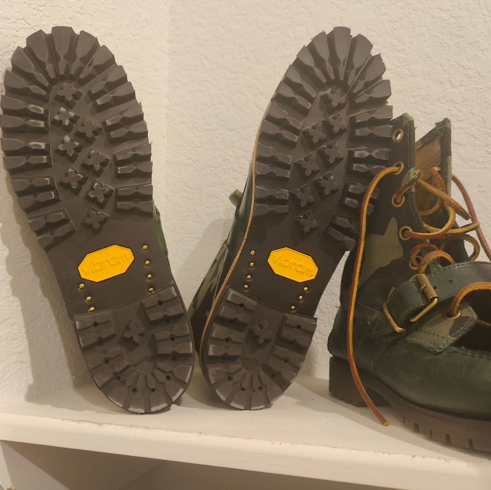 Customized Polo Rangers Boots To Camouflage Green - Picture 7 of 12